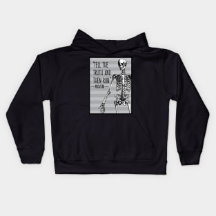 Mr. Skeleton | Words of Wisdom Kids Hoodie